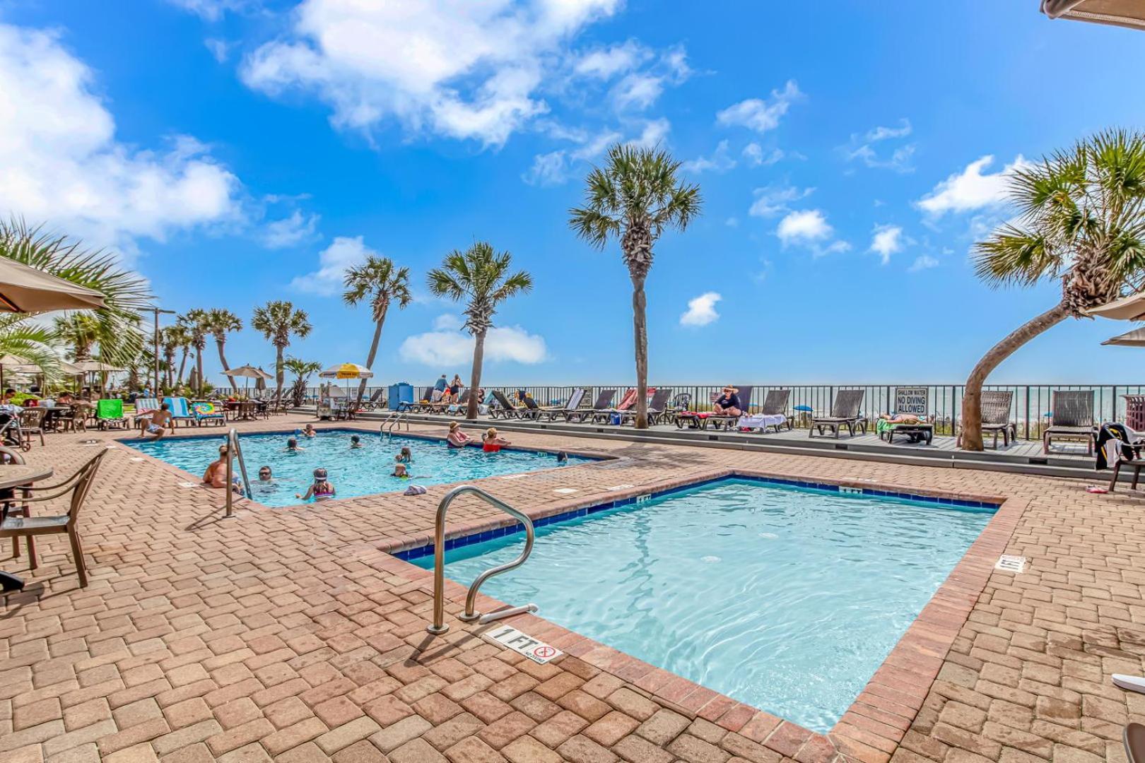 Ocean Front Queen Suite With Panoramic Views! - Compass Cove Unit 964 Myrtle Beach Zewnętrze zdjęcie