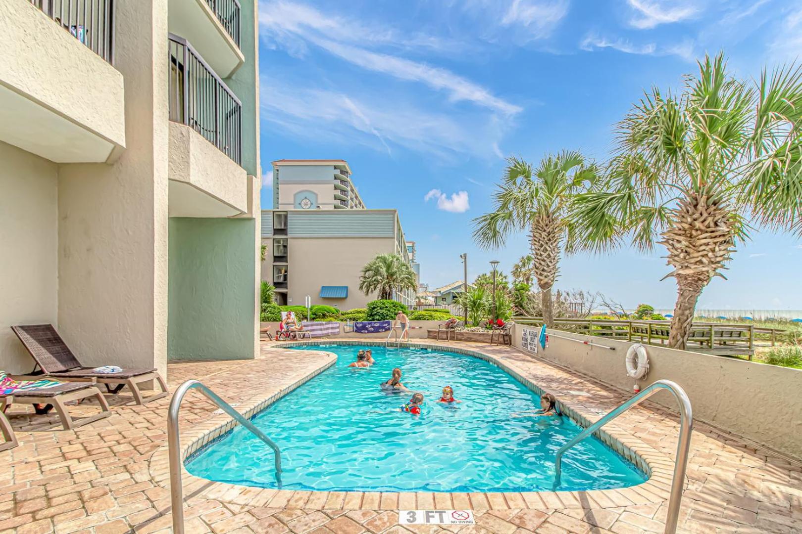 Ocean Front Queen Suite With Panoramic Views! - Compass Cove Unit 964 Myrtle Beach Zewnętrze zdjęcie